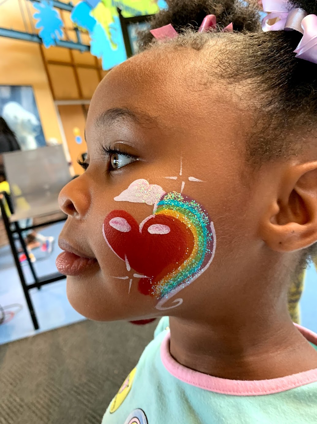 Face painting design by Destiny