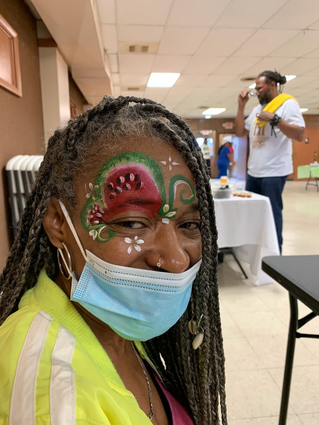 Face painting design by Destiny