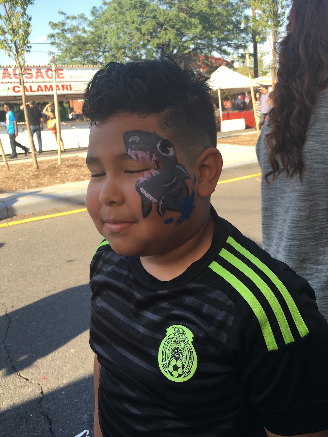Face painting design by Destiny